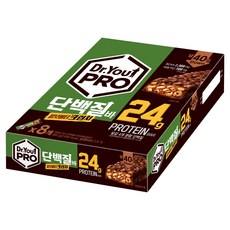 닥터유 프로 피넛버터크런치 단백질바 8p, 560g, 1개