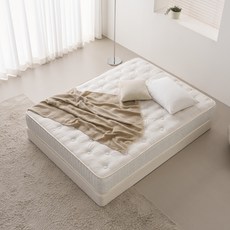 웰퍼니쳐 허리엔 버터 본넬 매트리스 베이지 스트라이프 방문설치, 22cm, 미디엄