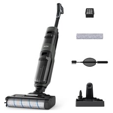테팔 무선 진공 물걸레 청소기, X-Clean 4, 블랙