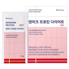 덴프스 덴마크 프로틴 다이어트 14p, 280g, 1개