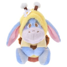 디즈니스토어 위니더푸 HONEY DAY 꿀벌 이요르 플러시 키링 312Q424J009, 혼합색상, 1개, 21.5cm
