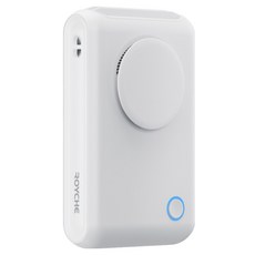 로이체 원터치 클립팬 거치대 충전식 휴대용 선풍기, 화이트, RHF-250C