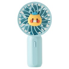 카카오프렌즈 포켓 핸디 휴대용 선풍기, 모자 춘식 블루