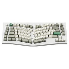 키크론 V10 PRO ZMK 유무선 기계식 키보드, 쉘 화이트, V10P-RZ1, 적축
