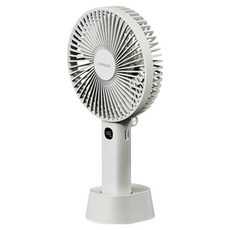 루메나 빅팬 휴대용 탁상용 폴더블 선풍기, 크림 화이트, FAN PRO MAX V