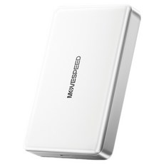 무브스피드 20W 맥세이프 무선 충전 보조배터리 10000mAh, 스노우 화이트, YSPBW10