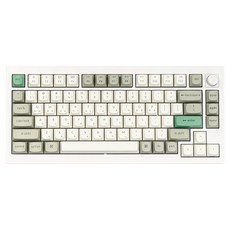 키크론 V1 Ultra RGB 핫스왑 유무선 기계식 키보드, 쉘 화이트, V1U-P6, 저소음 적축