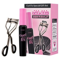 에뛰드 컬픽스 마스카라 8g + 뷰러 세트, 블랙, 1개