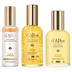 달바 비타 톤업광채 비타 미스트 70ml + 캡슐 세럼 100ml + 로션 100ml 세트, 1세트