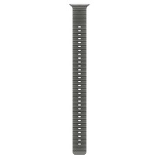 애플워치 오션 밴드, 트랜스루센트 블랙 / 내추럴 티타늄, 49mm, Extension