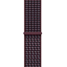애플워치 스포츠 루프, 버건디 플래드, 42mm, Regular