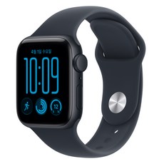 Apple 2026 애플워치 SE3 알루미늄 케이스, 미드나이트, 40mm, GPS, 네이비 블루, M/L