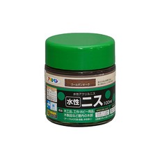 ASAHIPEN 水性木器著色清漆, 金橡木款 100ml, 簡約大方, 木紋高雅光澤, 水性材質無油漆味, 1罐