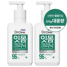2080 닥터크리닉 엑스퍼트 펌핑 잇몸 치약, 285g, 2개