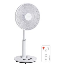 델라이프 5엽 써큘레이터형 초미풍 리모컨 발터치 선풍기 35cm DF-S14FT