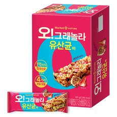 오리온 오 그래놀라 유산균바 15p 525g 1개