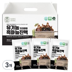 유기농마루 흑마늘 진액 프리미엄, 3개, 2.4L