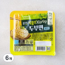 풀무원 식물성 지구 식단 두부면 얇은면 3개입, 300g, 2개