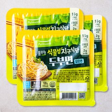 풀무원 식물성 지구 식단 두부면 얇은면 3개입, 300g, 1박스