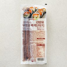곰곰 김밥용 우엉과 백색단무지, 250g, 1개