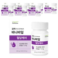 풀무원건강생활 혈당케어 바나바잎추출물 혈당보조제, 30정, 8개