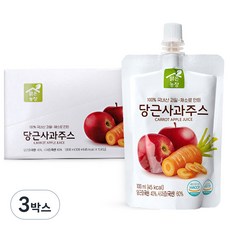 맑은농장 당근사과주스, 1L, 3개