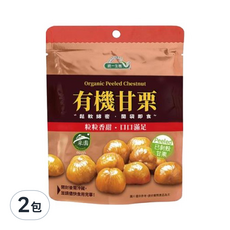 統一生機 有機甘栗, 150g, 2包
