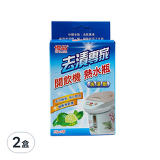 優品 去漬專家 開飲機/熱水瓶 洗淨劑 Set, 有效滲透分解水垢, 75g, 2盒