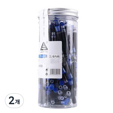 LAN BI TOU Tasa鋼筆替換用鋼筆墨水 100入, 藍色, 2個