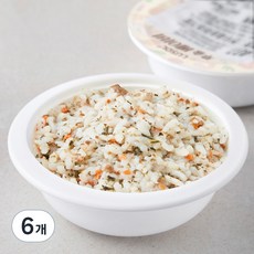 루솔 4단계 13개월 이상 한우 새송이 아기밥 407, 혼합맛(한우/새송이버섯), 180g, 6개