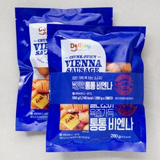 딜리조이 육즙가득 통통 비엔나, 280g, 2개