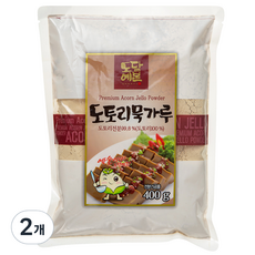 초야식품 도담예본 도토리묵 가루, 400g, 2개