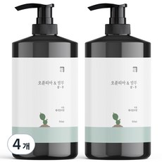 살림백서 오푼티아 앤 밤부 퍼퓸 샴푸 체리블라썸, 500ml, 4개