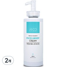 제이앤코 페이스 앤 바디크림, 500ml, 2개