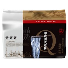 中農粉絲 傳統寬粉, Q薄軟嫩, 晶瑩剔透, 適合各式寬粉煲、涼拌寬粉等料理, 210g, 1袋