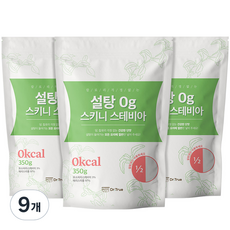 설탕 0g 스키니 스테비아, 9개, 350g