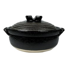 SAJI 佐治陶器 黑鯨深型砂鍋, 8號, 陶瓷, 尺寸25.5 x 30 x 15.5cm, 日本產, 1個