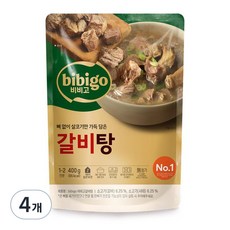 비비고 갈비탕, 400g, 4개 400g, 4개