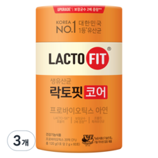 락토핏 코어 생유산균, 120g, 3개