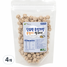 그린원푸드 유기농 옹알이 유아 쌀과자, 혼합맛(단호박/흑임자), 30g, 4개