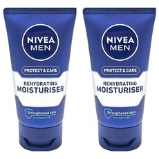 NIVEA 妮維雅 男士活力保濕乳液，保護和護理，補水保濕, 75ml, 2條