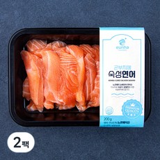 은하수산 노르웨이 다시마 숙성 연어, 200g, 2팩