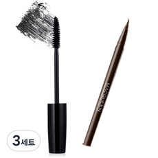MACQUEEN 防水筆眼線筆 NO2 深棕色 + Volume Poten 顏色, 3組