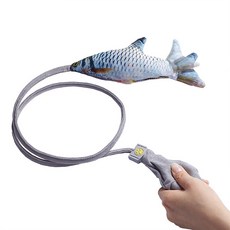 YOGiSSO 按壓跳跳逗貓玩具 鯽魚, 鯽魚款, 1個