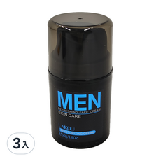 LAIKOU萊蔻 男士海洋能量保濕霜50g, 3入組-深層保濕, 清爽控油, 改善粗糙, 50g, 3入