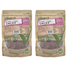 Vilson 米森 有機紅藜麥 200g，無殘農，無化肥，紅藜脫殼，南美紅藜，全素, 2包