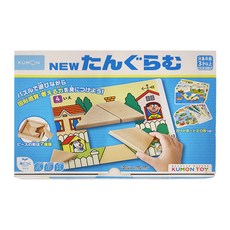 KUMON TOY NEW! 七巧板, 20張彩色拼圖卡, 3歲以上適用, 1盒