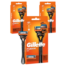 Gillette 吉列 2024 Fusion手動刮鬍刀+刮鬍刀片 2入組, 3組