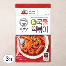 미정당 즐거운동행 밀 국물 떡볶이, 401.2g, 3개