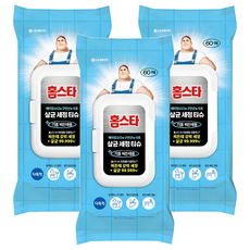 홈스타 다목적 살균세정티슈 기름찌든때 60p, 3개 3개